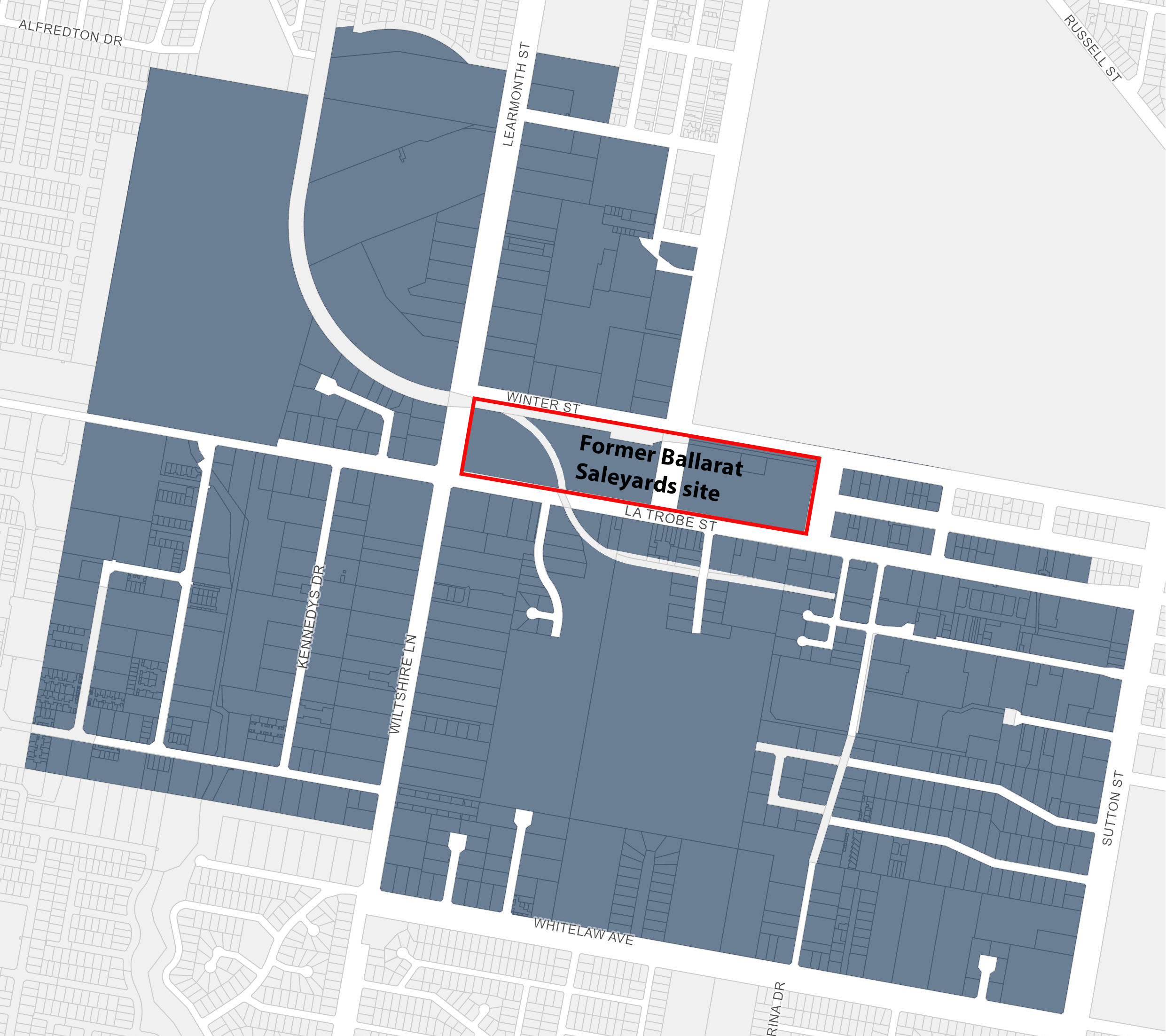La Trobe Street Precinct Study Area: Map of La Trobe Street Precinct Study Area