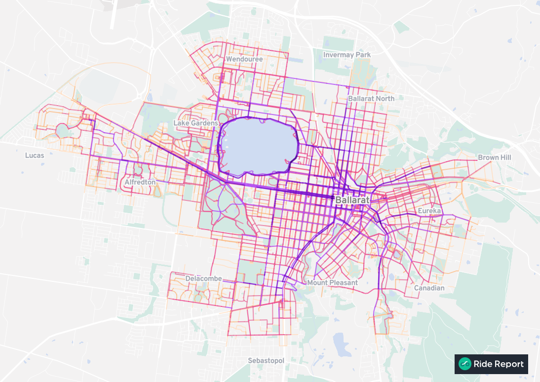 Micromobility usage heatmap